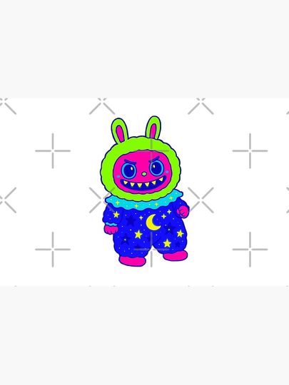 Labubu stickers Zipper Pouch, Cute Bags Gift, Gift for Fan