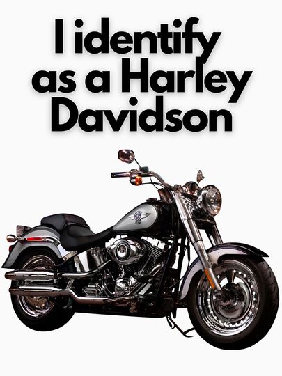 I identify as a Haarleyy Davidson Tank Top