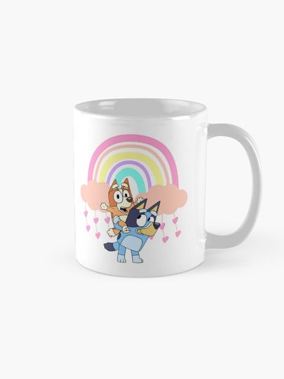 BlueyDad Characters, BlueyDad and Bingo Coffee Mug