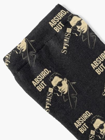 Camus - Absurd But Stylish - Fun Philosophy Meme Gift Socks