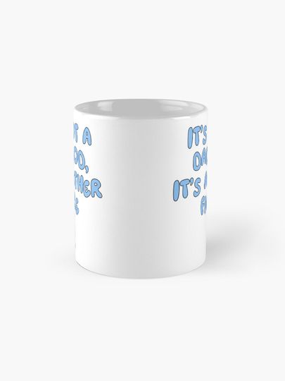 BlueyDad inspired It's not a dad bod, it's a father figure design Coffee Mug