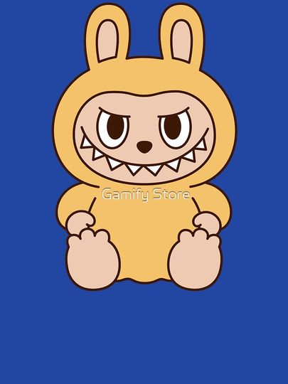 Labubu Baba Cute Character Zipped Hoodie