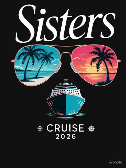 Sisters Cruise 2026 Premium Oversized Sweatshirt