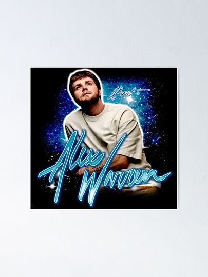 Night Theme Pop Singer Poster