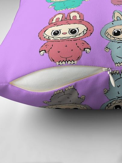Labubu Pillow, Cute Labubu Pillows Gift, Gift for Fan