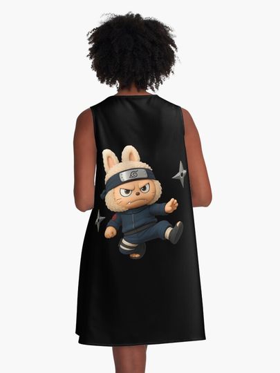 Labubu Narutoo Costume A-Line Dress, Gift for Her