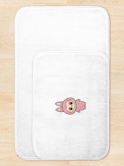 Labubu doll Bath Mat, For Bathroom, For Kitchen