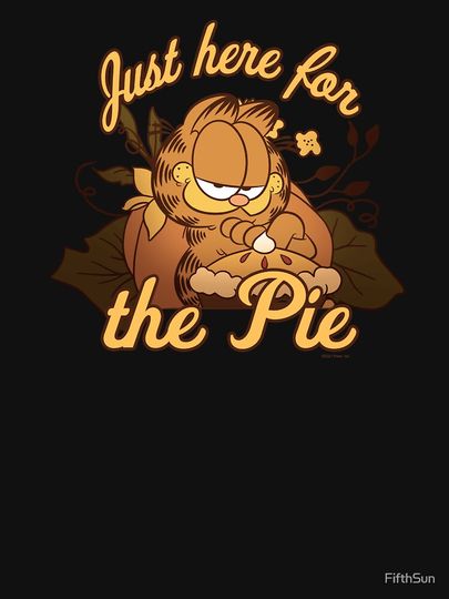 Garfield Thanksgiving Just Here For The Pie Premium Sweatshirt