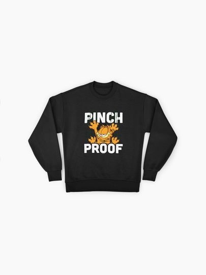 Garfield St. Patrick's Day Garfield Pinch Proof Cat Scratch Premium Sweatshirt