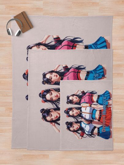 Huntrix Kpop girls demon Hunters Fleece Blanket