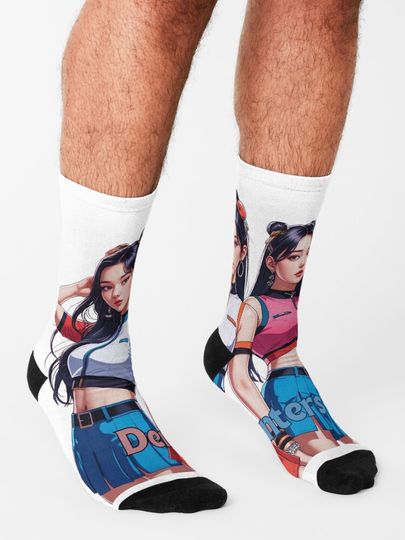 Huntrix Kpop girls demon Hunters Socks