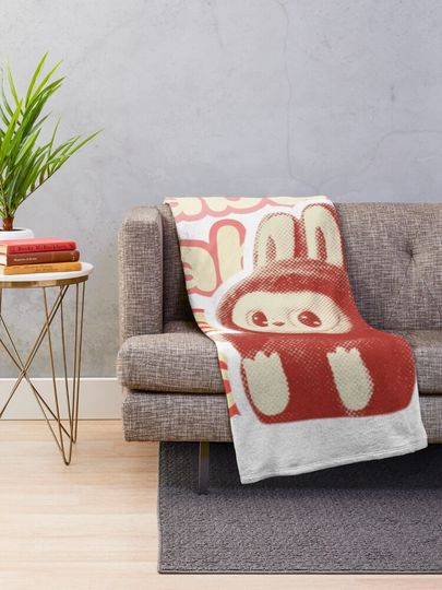Labubu Throw Blanket, Gift for Kids, Cute Gift