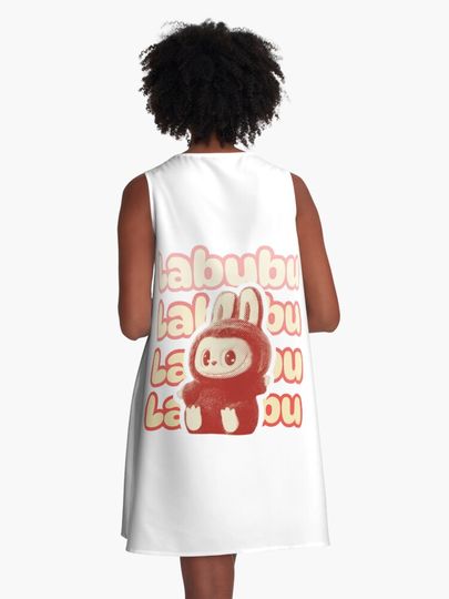 Labubu A-Line Dress, Gift for Her