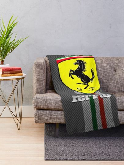 Great Logo of Yellow Throw Blanket