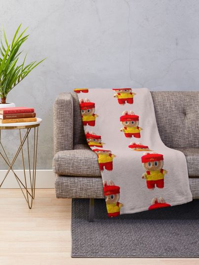 McD Labubu Throw Blanket, Gift for Kids, Cute Gift