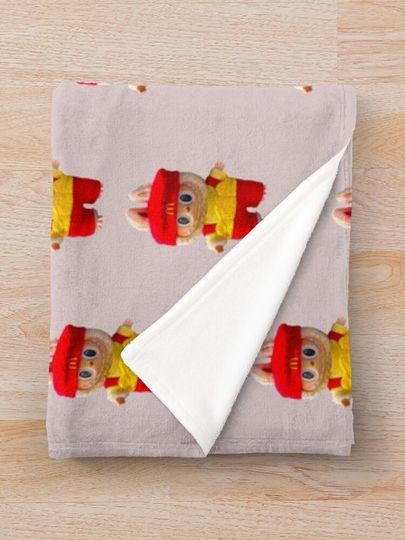 McD Labubu Throw Blanket, Gift for Kids, Cute Gift