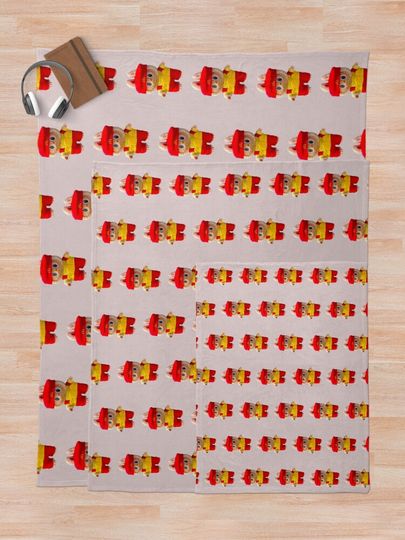 McD Labubu Throw Blanket, Gift for Kids, Cute Gift
