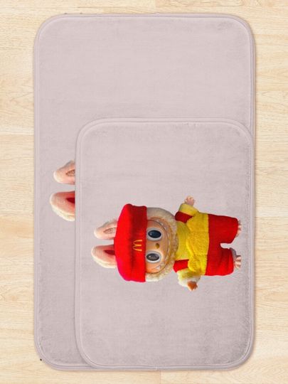 McD Labubu Bath Mat, For Bathroom, For Kitchen