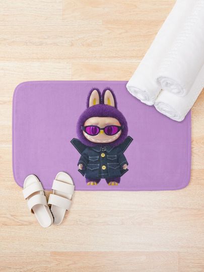 Labubu Doll Bath Mat, For Bathroom, For Kitchen