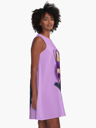 Labubu Doll A-Line Dress, Gift for Her