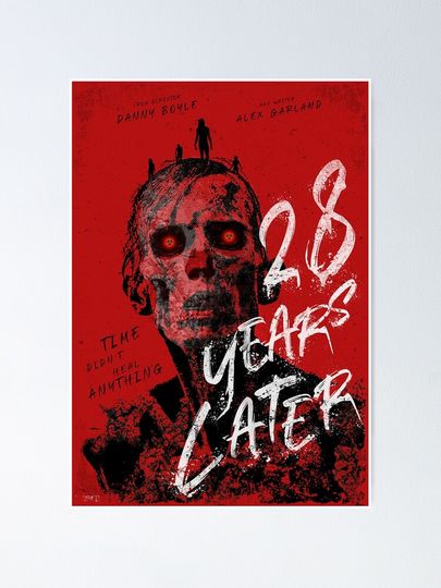 Aesthetic 28 Years Later Horror Movie Poster