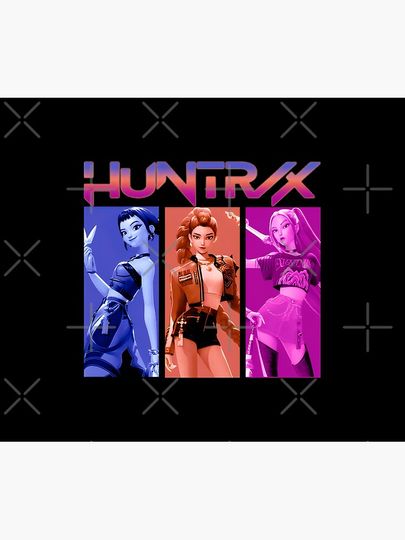 Huntrix Kpop Demo Movie Fleece Blanket