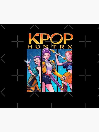 Huntrix Kpop Demon Hunter Fleece Blanket