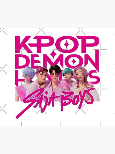 Saja Boys - Kpop Demon Hunter Throw Blanket