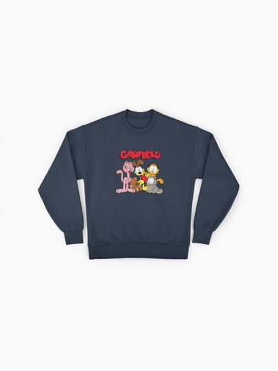Garfield Group Shot Garfield Crew Premium Sweatshirt