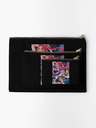 Huntrix Kpop Demon Hunters Zipper Pouch