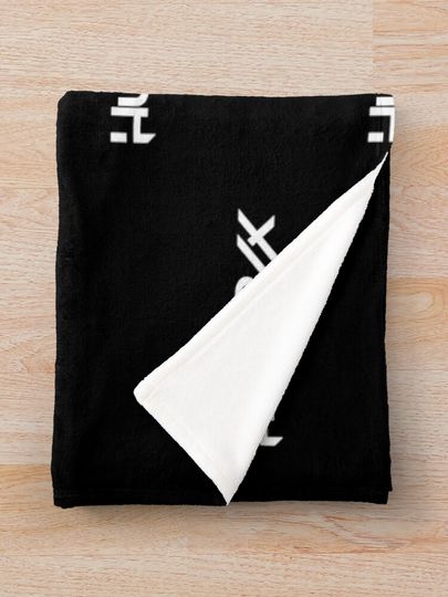 Copia de K-POP Demon Hunter Huntrix White Logo Fleece Blanket
