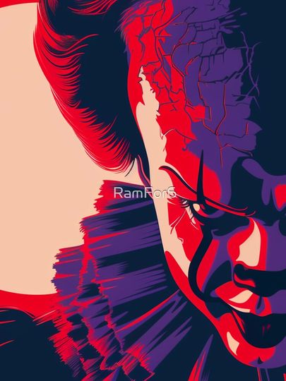 Pennywise dark iPhone Case