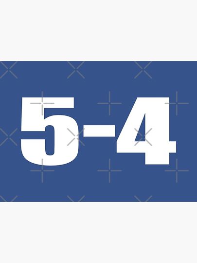 Dodgers 5-4. #2 Poster