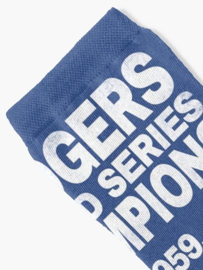 Dodgers Champions. vintage. Socks