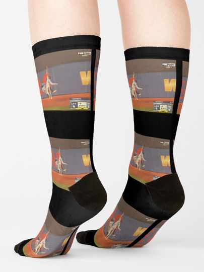 Dodgers World Series Socks