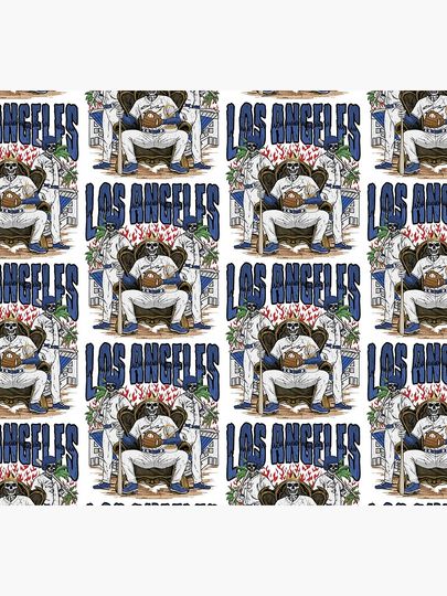 Los Angeles Baseball Skull Socks
