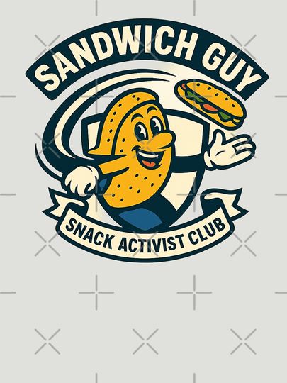 Sandwich Guy – Mascot Crest Emblem Essential T-Shirt