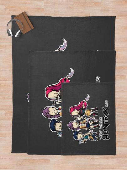 What would huntrix do? Fleece Blanket, Gift For Fan