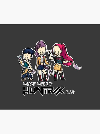 What would huntrix do? Fleece Blanket, Gift For Fan
