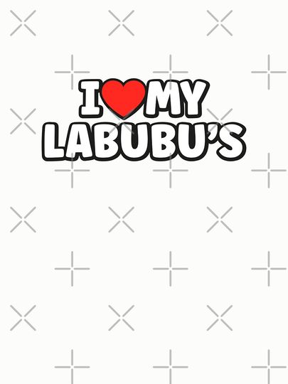 I Love My Labubu – Cute Minimal Labubu Fan Design Pullover Sweatshirt