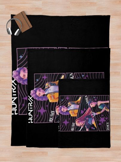 huntrix Fleece Blanket, Gift For Fan