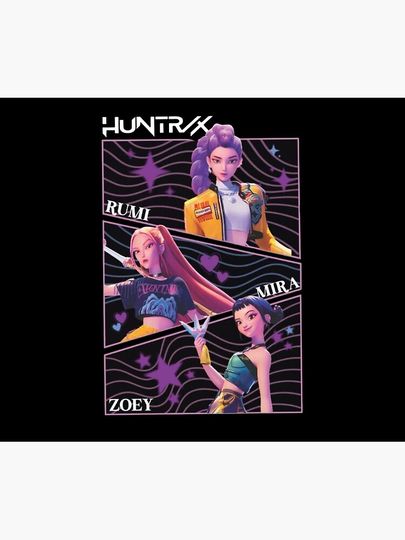 huntrix Fleece Blanket, Gift For Fan