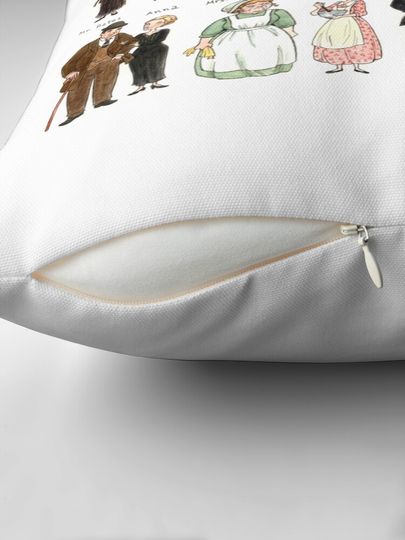 Downton A. Portraits Pillow