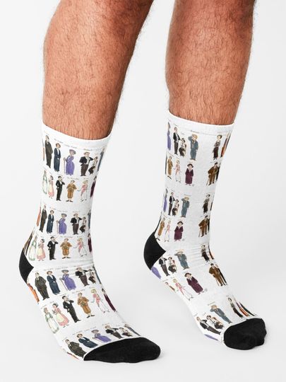 Downton A. Portraits Socks