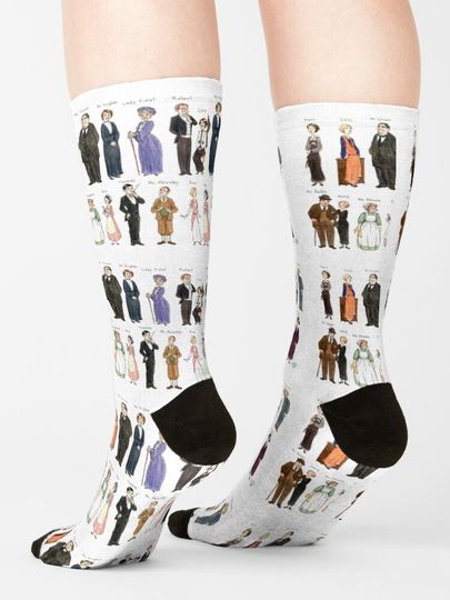 Downton A. Portraits Socks