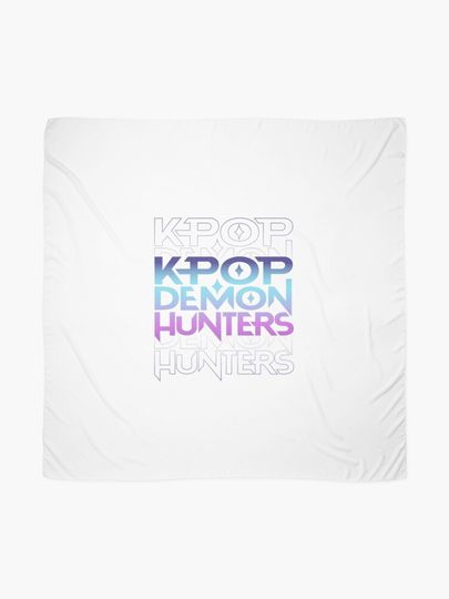 Kpop Demon Hunter Scarf, Gift For Fan, Movie Scarf