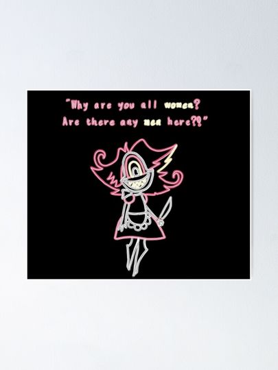 Neon Nifty from Hazbin Hotel Poster