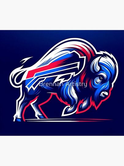 Buffalo Football Throw Blanket
