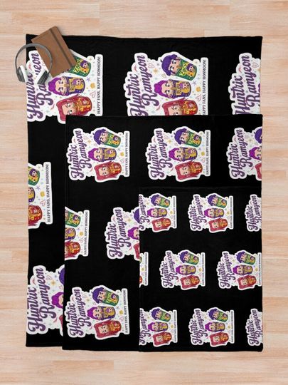 Huntrix Ramyeon Fleece Blanket, Gift For Fan