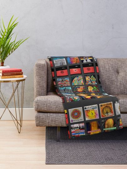 RADIOHEAD THUMBNAILS Throw Blanket